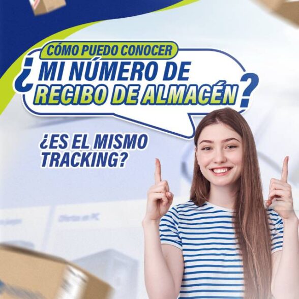 ¿Mi número de recibo de almacén es el mismo tracking?